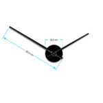 Zegar ścienny Class czarny