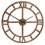Rzymski zegar ścienny RZYM XL – brąz