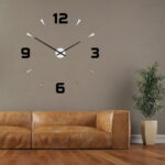 Lustrzany zegar ścienny Shot