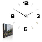 Lustrzany zegar ścienny Shot