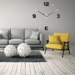 Lustrzany zegar ścienny Shot