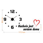 Zegar ścienny Appetit Heart