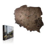 Patriotyczny zegar na ścianę