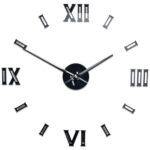 Nowoczesny rzymski zegar ścienny Romanus L