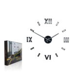 Nowoczesny rzymski zegar ścienny Romanus L