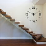 Nowoczesny rzymski zegar ścienny Romanus L