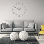 Zegar ścienny Samfire – lustrzany