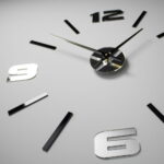 Duży nowoczesny zegar ścienny Similis