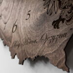 Patriotyczny zegar na ścianę