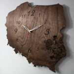 Patriotyczny zegar na ścianę