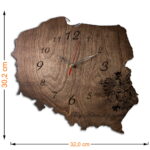 Patriotyczny zegar na ścianę