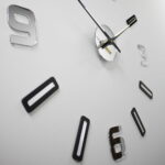 Lustrzany zegar ścienny Howart