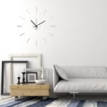 Lustrzany zegar ścienny Classic