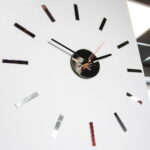 Lustrzany zegar ścienny Classic