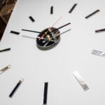 Lustrzany zegar ścienny Classic