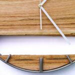 Okrągły zegar loftowy Time&Double 40 cm stalowo-drewniany